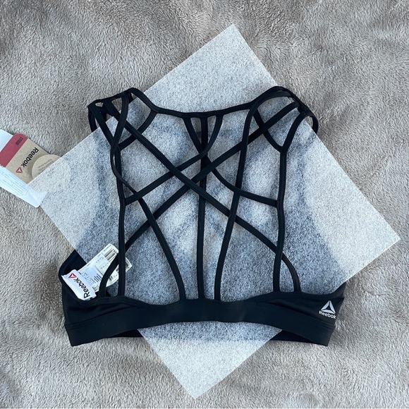 Reebok AI5467 Womens Dance Strappy Bra, S - Picture 4 of 14